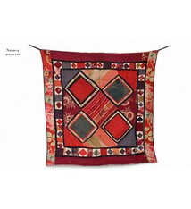 Antik Reich bestickte Lakai Stickerei Patchwork Wandbehang   Nr: US- 9