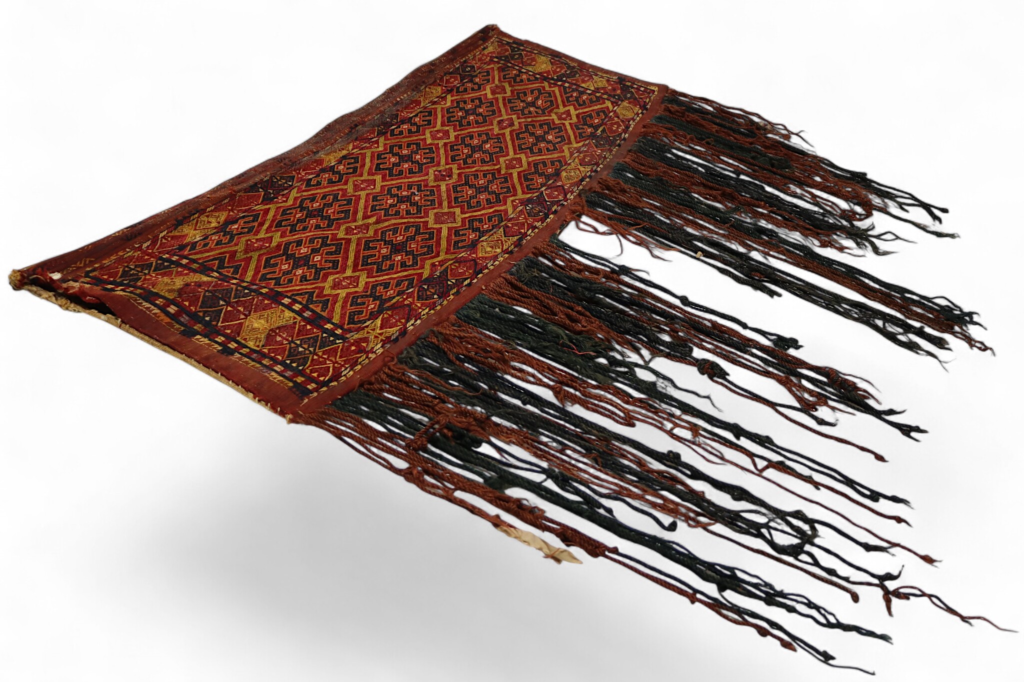 120x100 cm Antique Uzbek nomad sumakh tent Bag Wonderful  Yomud Turkmen Torba from Afghanistan Turkmenistan No:US-10