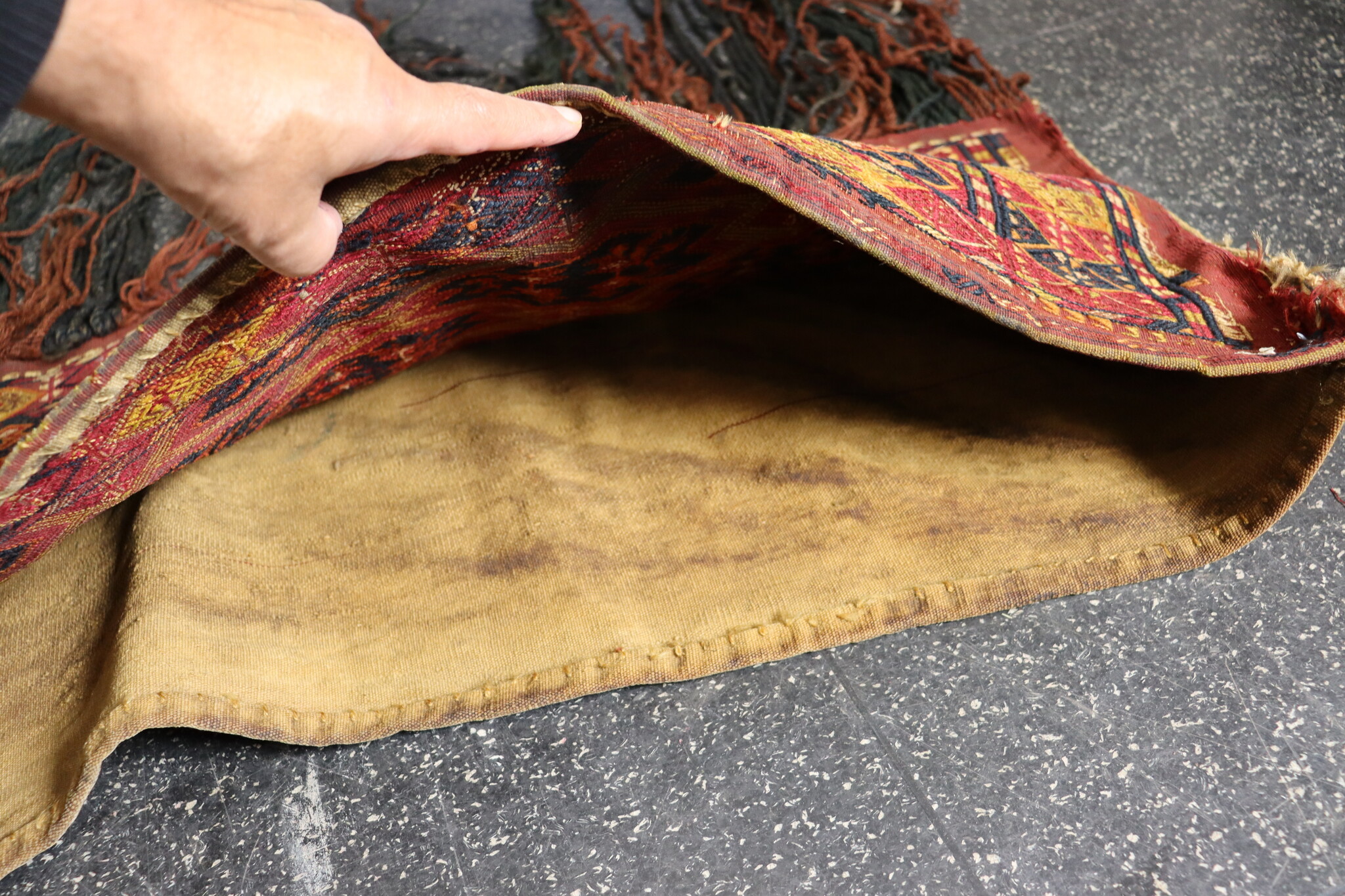 120x100 cm Antik und seltener Uzbek Nomaden Zelttasche tasche Torba aus Afghanistan Djaller Turkmenistan  Nr:US-10