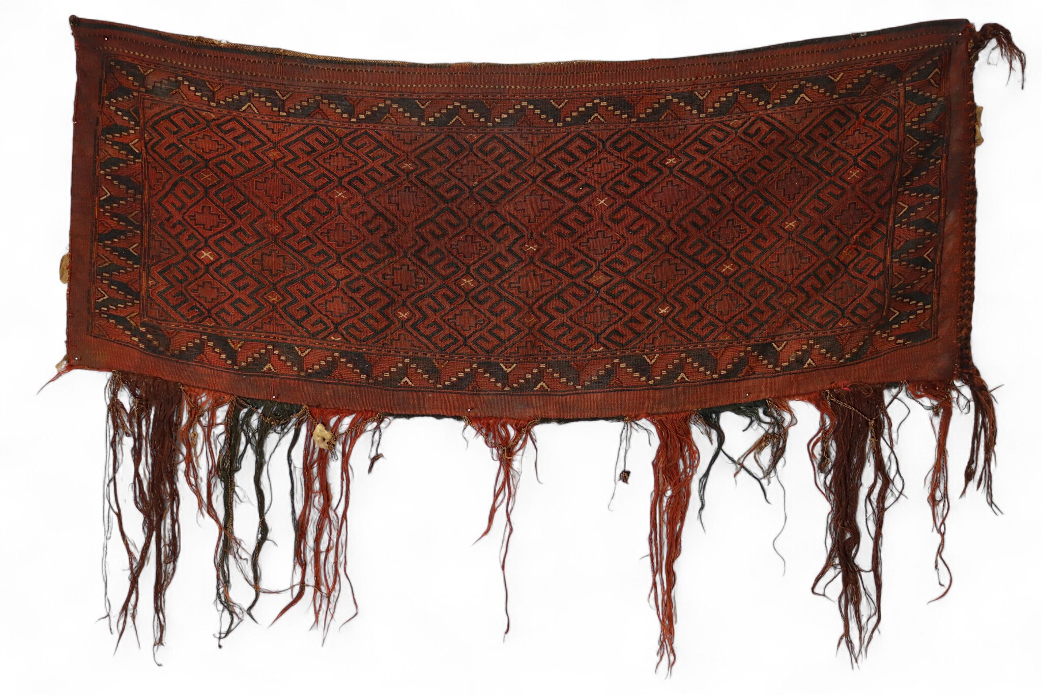 120x47 cm Antik und seltener Uzbek Nomaden Zelttasche tasche Torba aus Afghanistan Djaller Turkmenistan  Nr:US-11