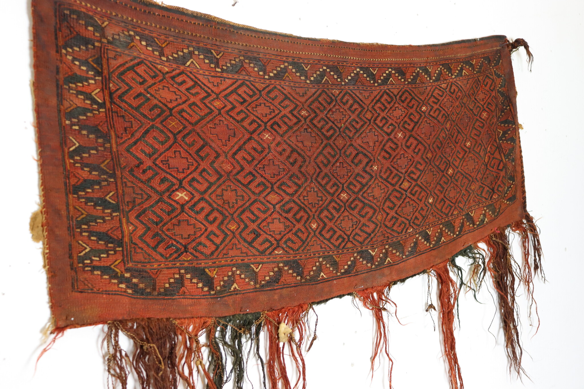 120x47 cm Antik und seltener Uzbek Nomaden Zelttasche tasche Torba aus Afghanistan Djaller Turkmenistan  Nr:US-11