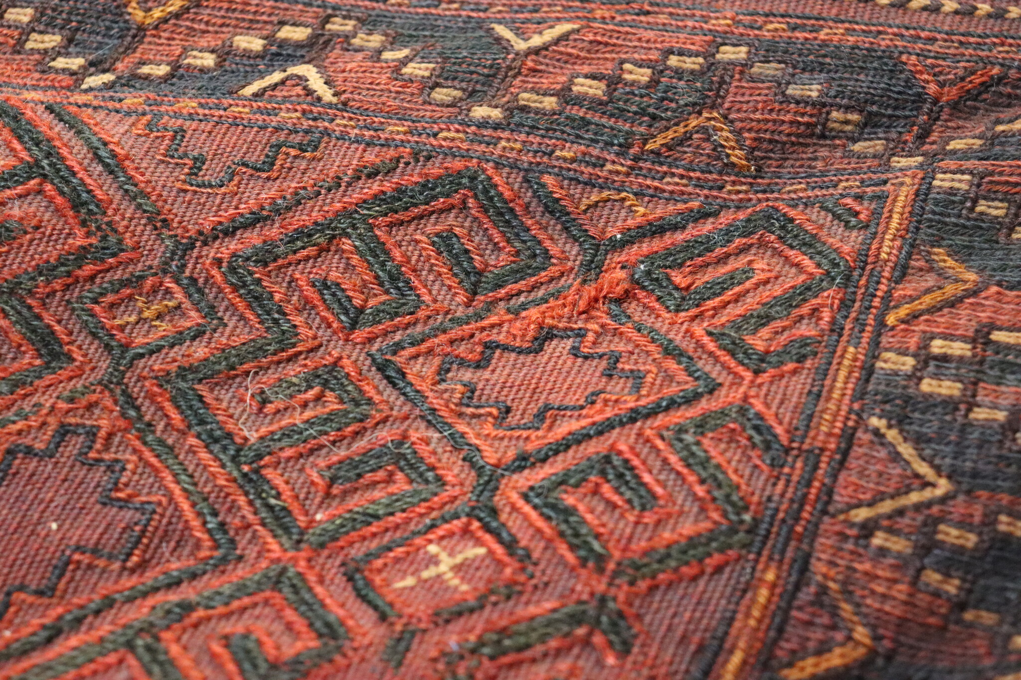 120x47 cm Antique Uzbek nomad sumakh tent Bag Wonderful  Yomud Turkmen Torba from Afghanistan Turkmenistan No:US-11