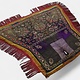 Antique  metal-thread embroidered applique velvet Saddle-Cloth ( shabrack ) from a Royal Bokhara workshop Uzbekistan C18th