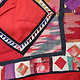 Antik Reich bestickte Lakai Stickerei Patchwork Wandbehang   Nr: US-6