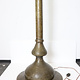 Antique Islamic oriental brass floor lamp standard lamp from the 19th c. Egyptian Middle Eastern