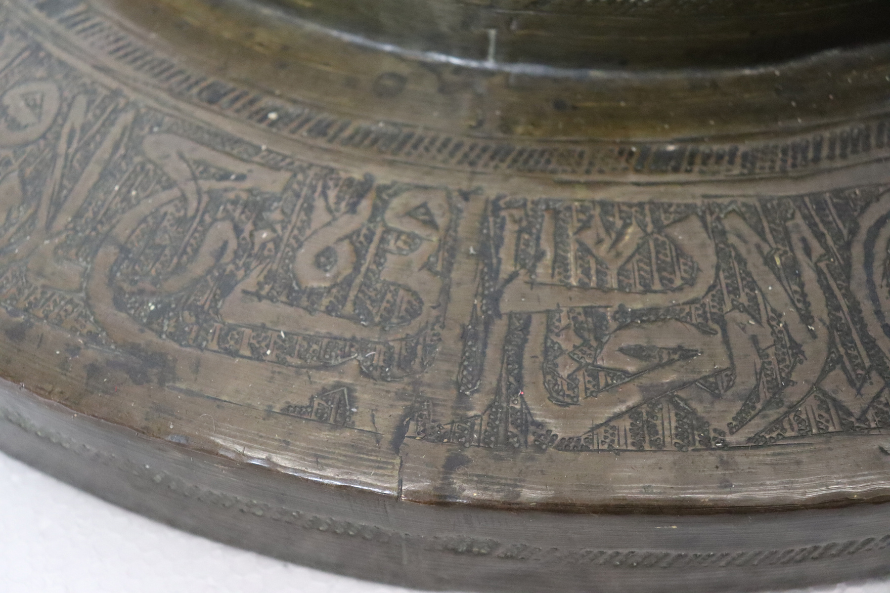 Antik  orientalisch Ägyptische Marokko Nahost / Islamische Messing Stehlampe stehleuchte aus dem 19. Jahrhundert