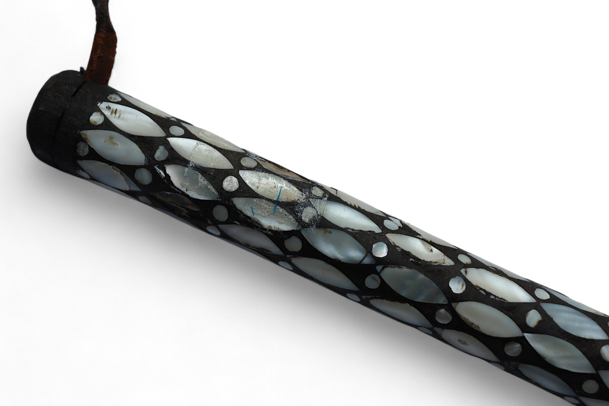 Afghan hors whip for Buzkashi from the 1960s-70s. - A