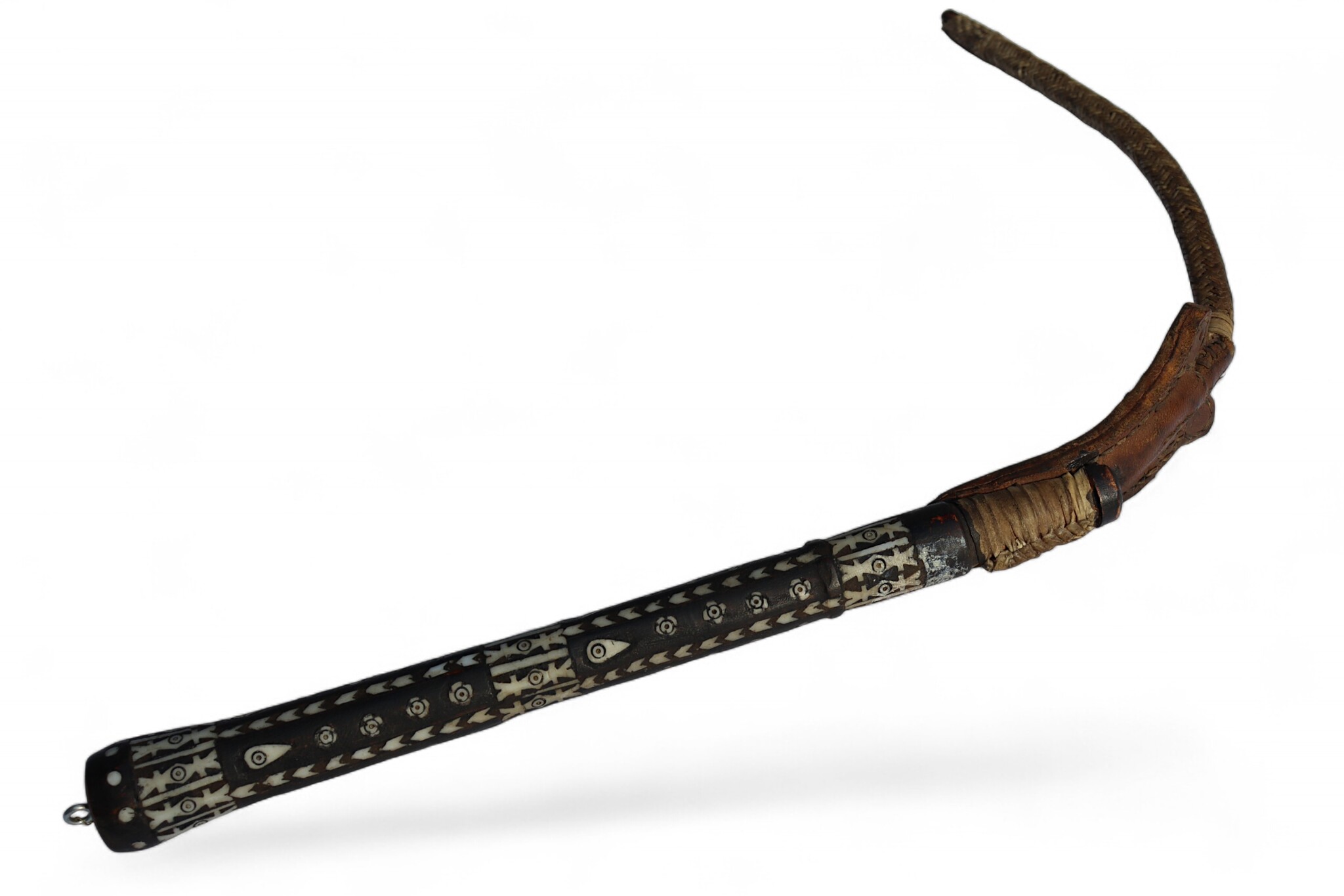 Afghan hors whip for Buzkashi from the 1960s-70s. - B
