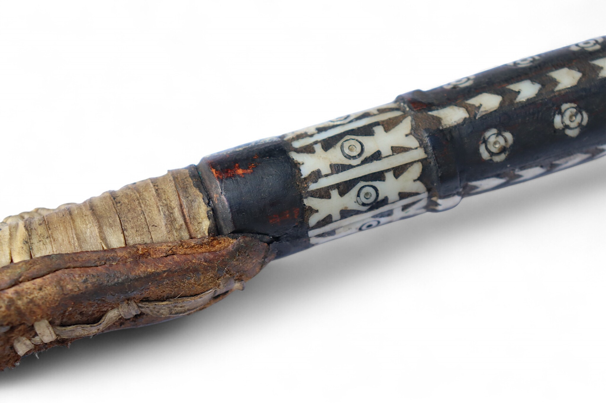 Afghan hors whip for Buzkashi from the 1960s-70s. - B