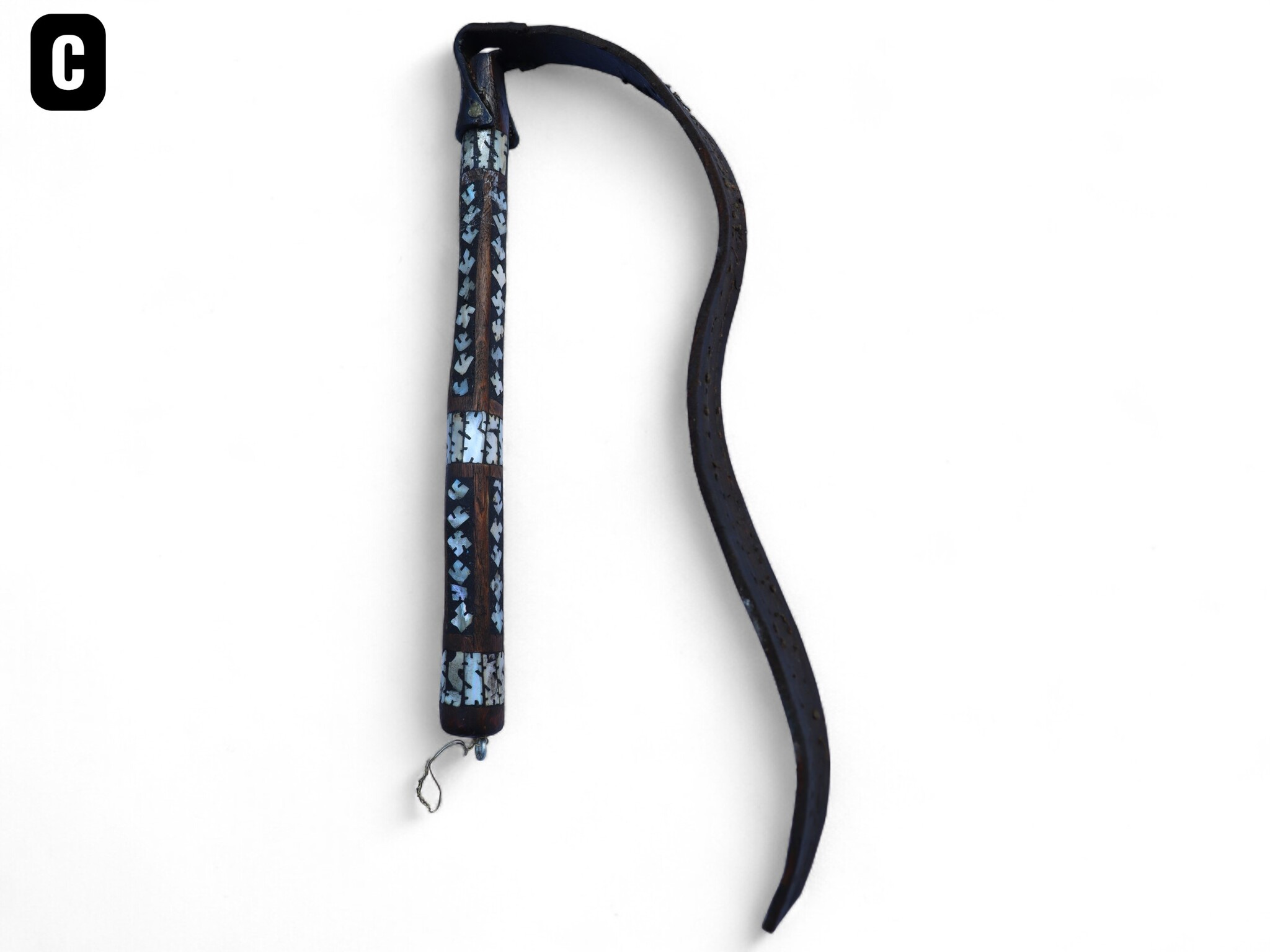 Afghan hors whip for Buzkashi from the 1960s-70s. - C