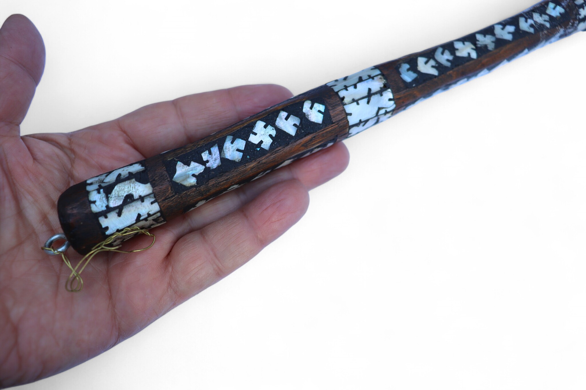 Afghan hors whip for Buzkashi from the 1960s-70s. - C