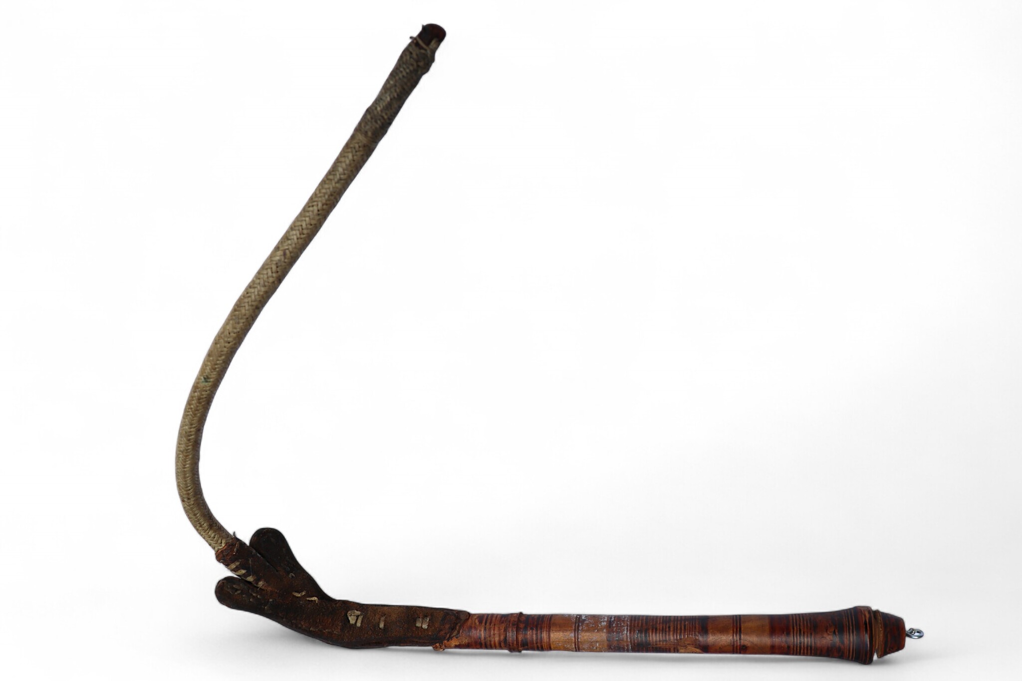 Afghan hors whip for Buzkashi from the 1960s-70s. - D