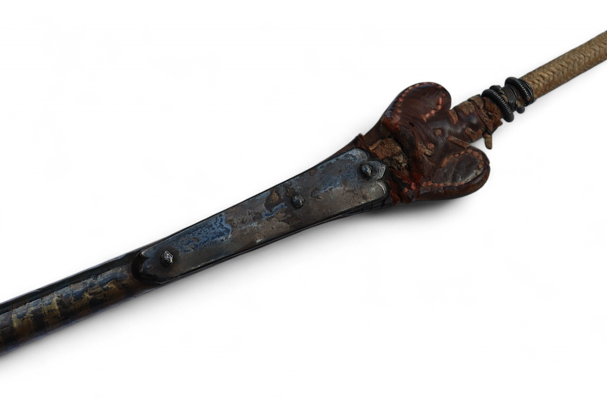 Afghan hors whip for Buzkashi from the 1960s-70s. - E