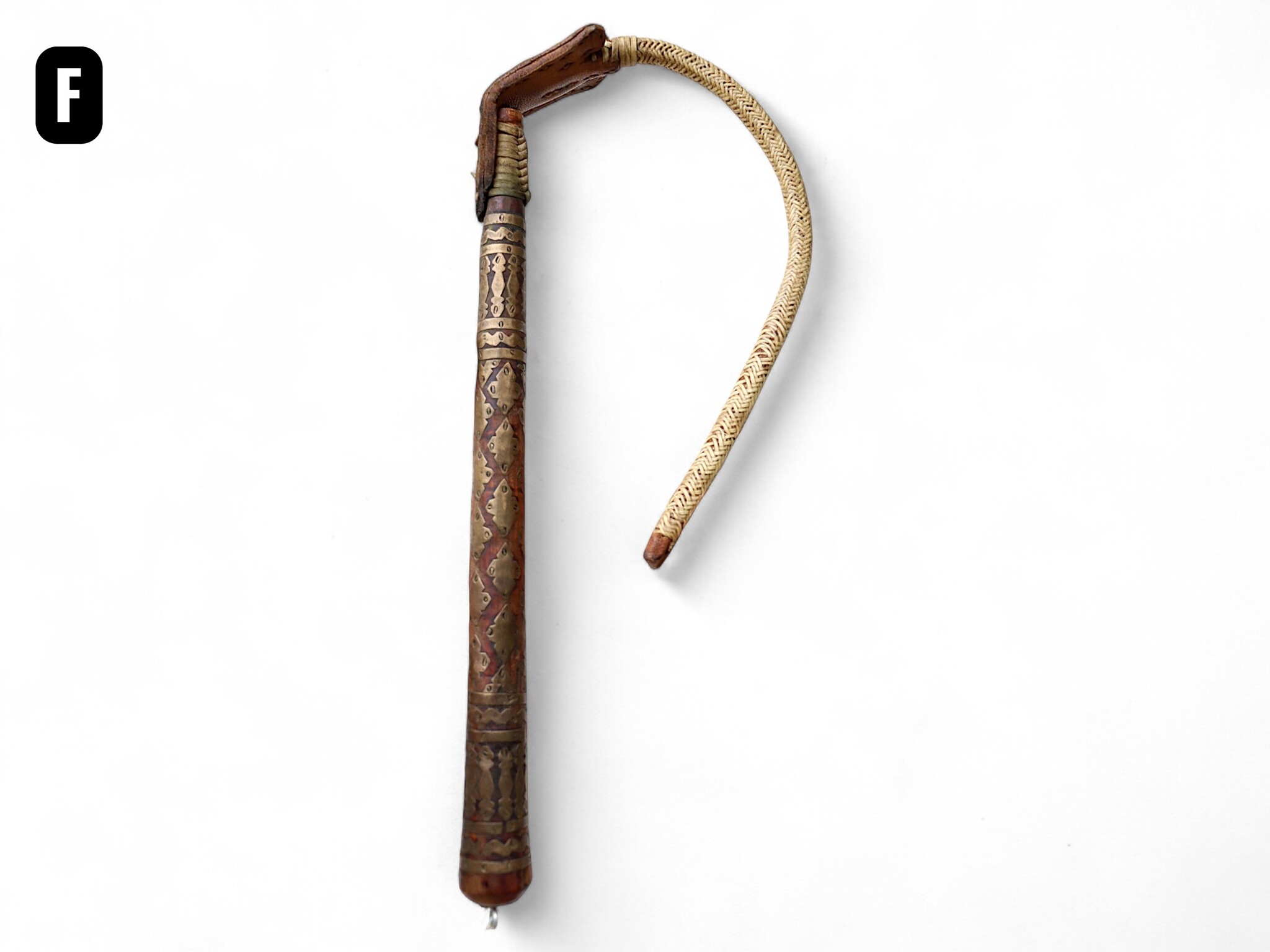 Afghan hors whip for Buzkashi from the 1960s-70s. - F