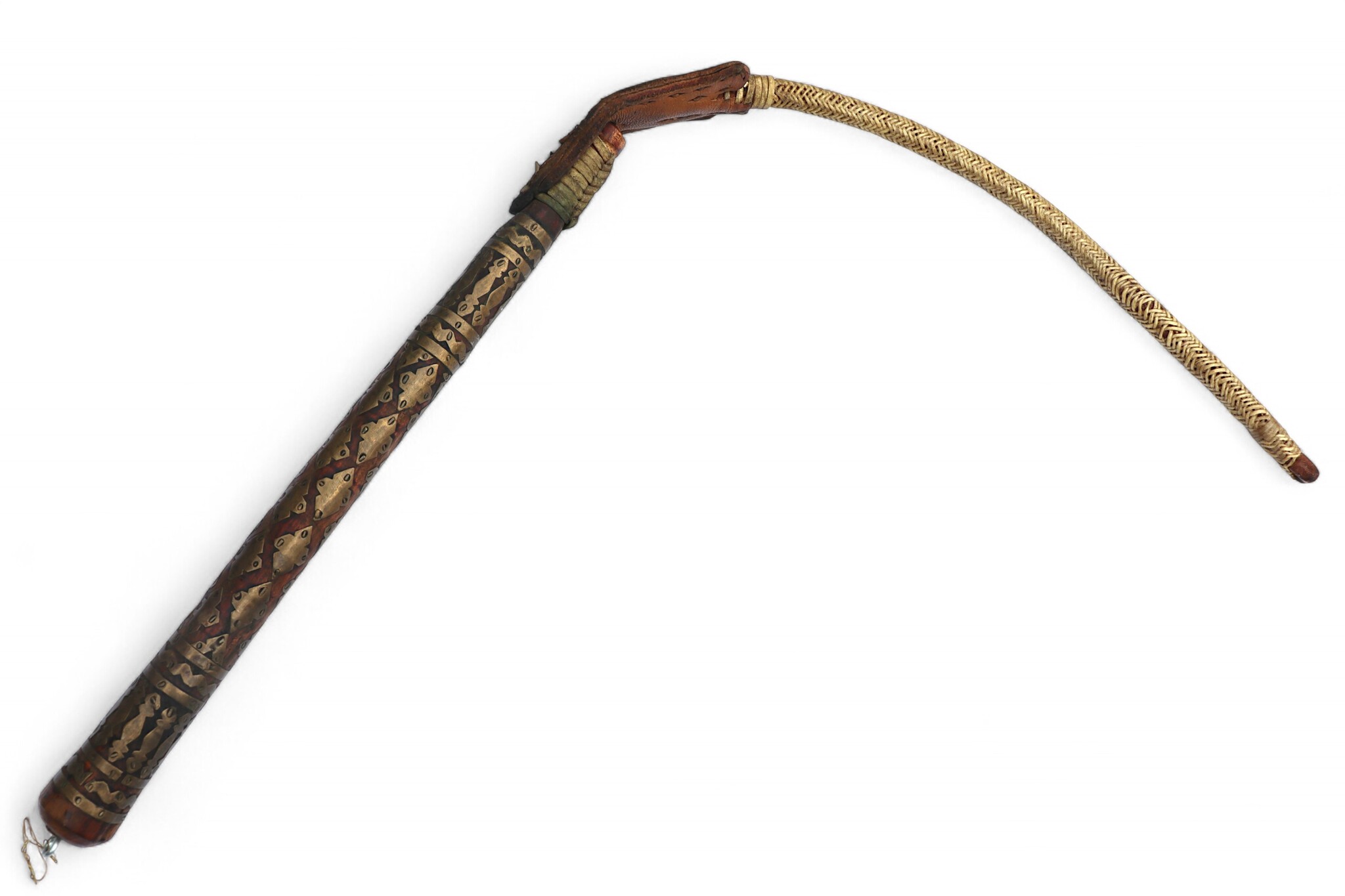 Afghan hors whip for Buzkashi from the 1960s-70s. - F