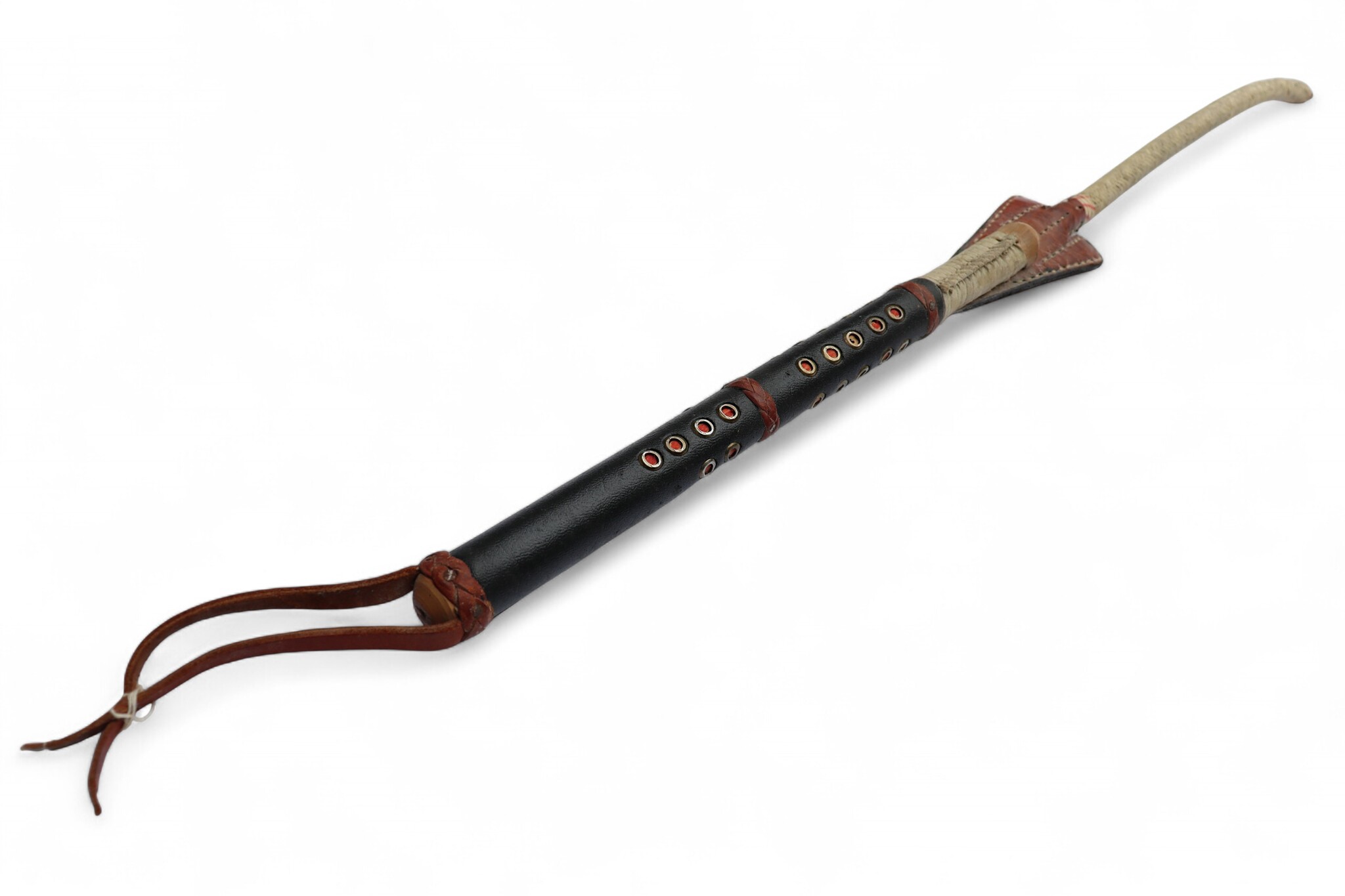 Afghan hors whip for Buzkashi from the 1960s-70s. - G