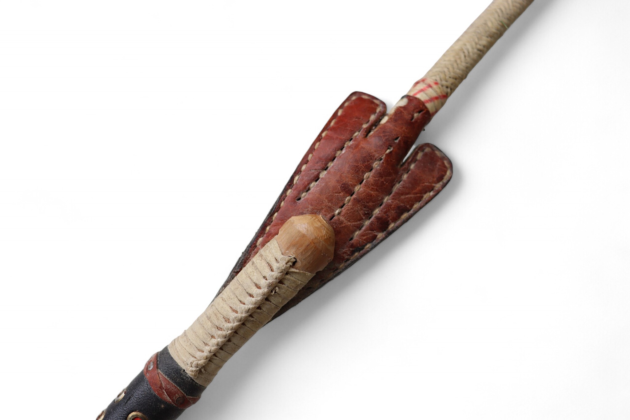 Afghan hors whip for Buzkashi from the 1960s-70s. - G