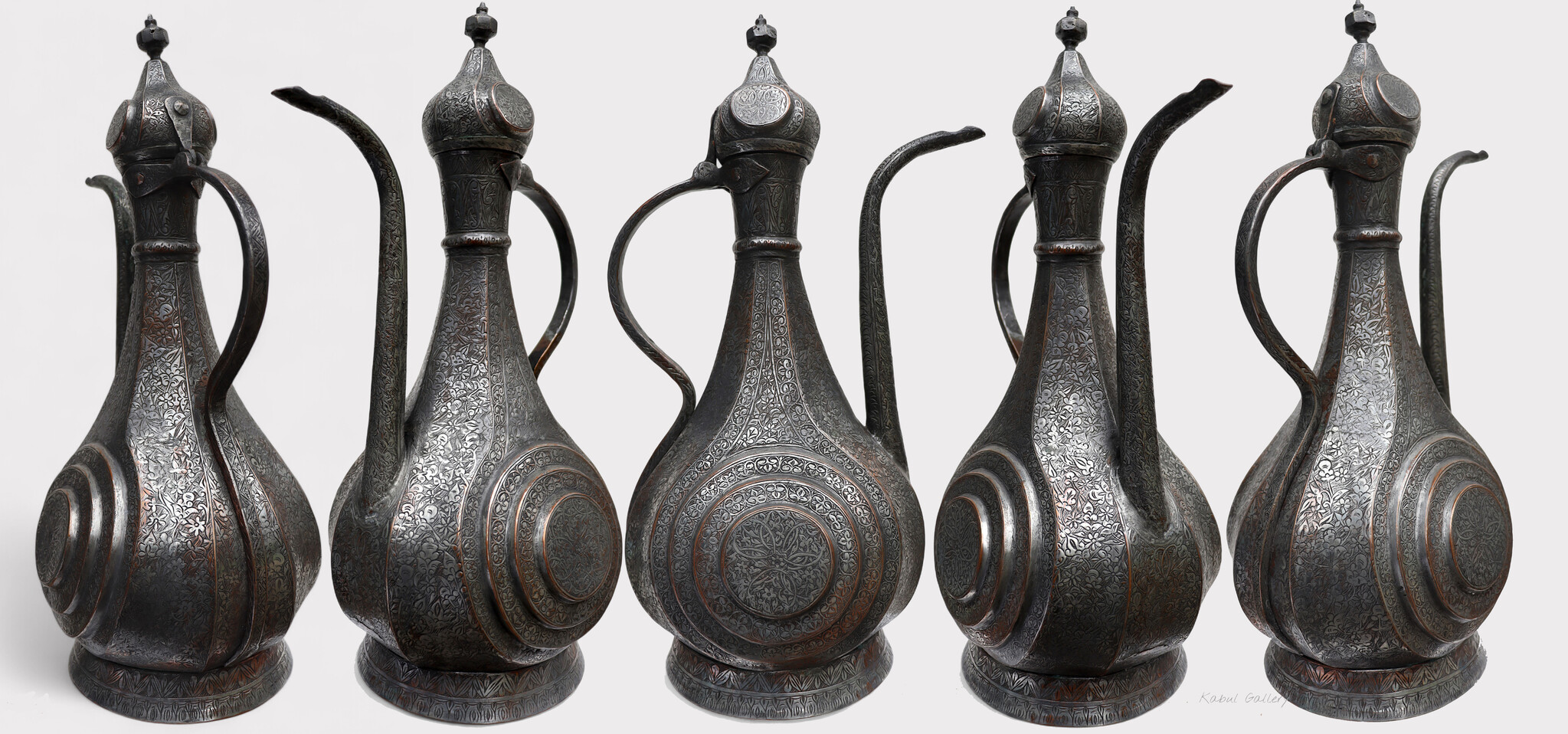 Antik orient Kupfer Teekanne Kanne um 19 J.h.Bukhara teapot Nr:HH25/1