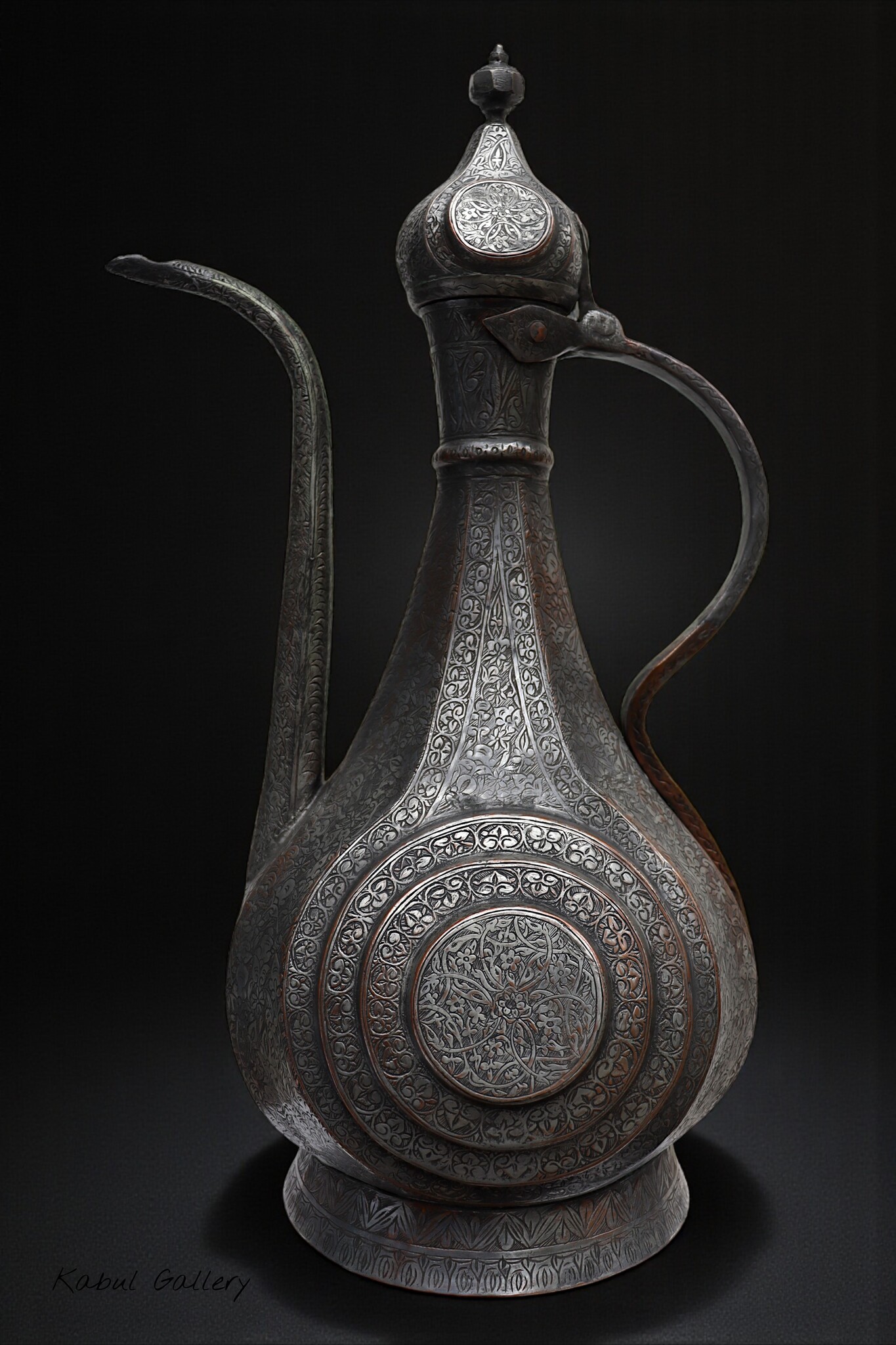 Antik orient Kupfer Teekanne Kanne um 19 J.h.Bukhara teapot Nr:HH25/1