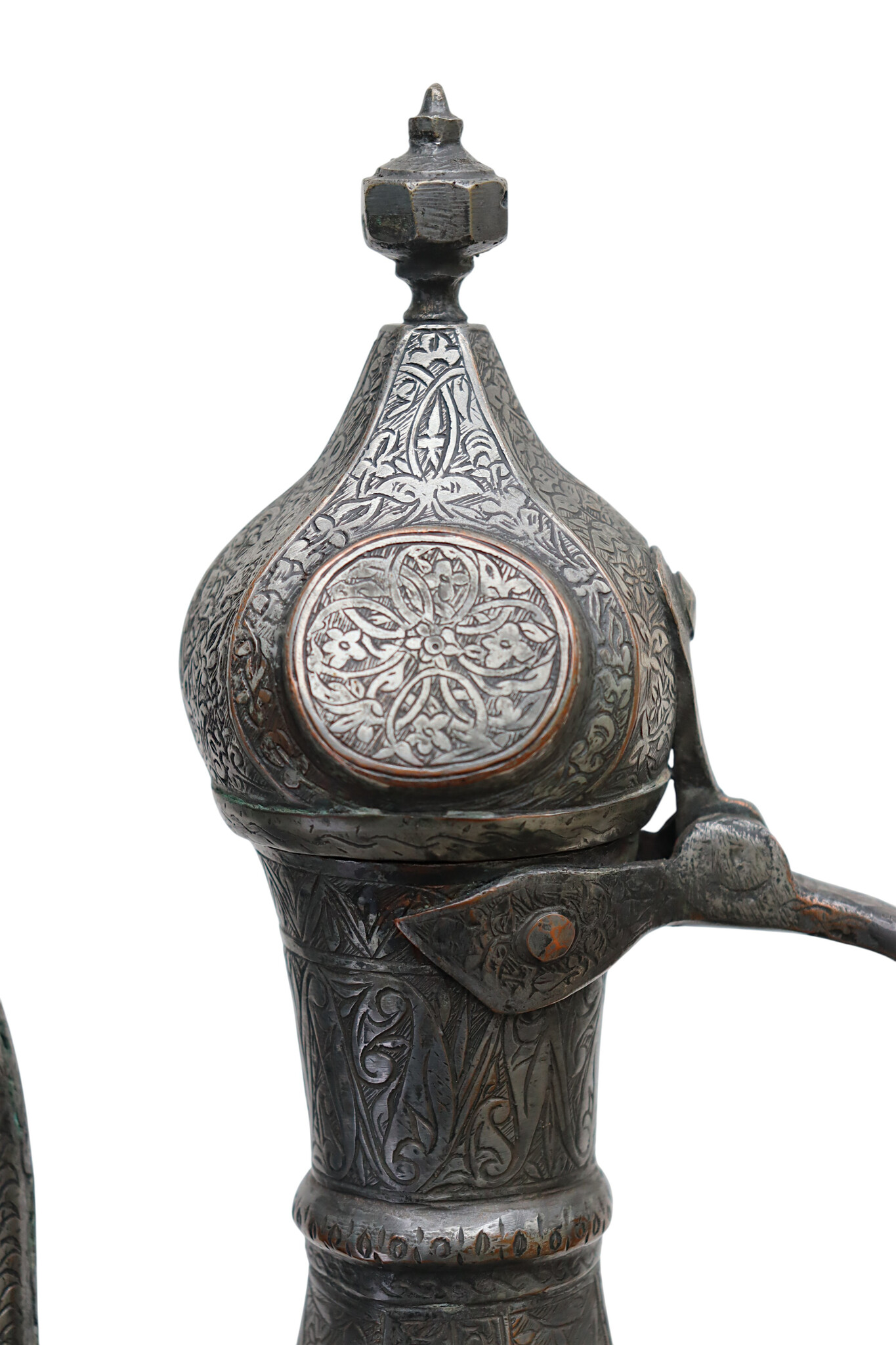 Antik orient Kupfer Teekanne Kanne um 19 J.h.Bukhara teapot Nr:HH25/1