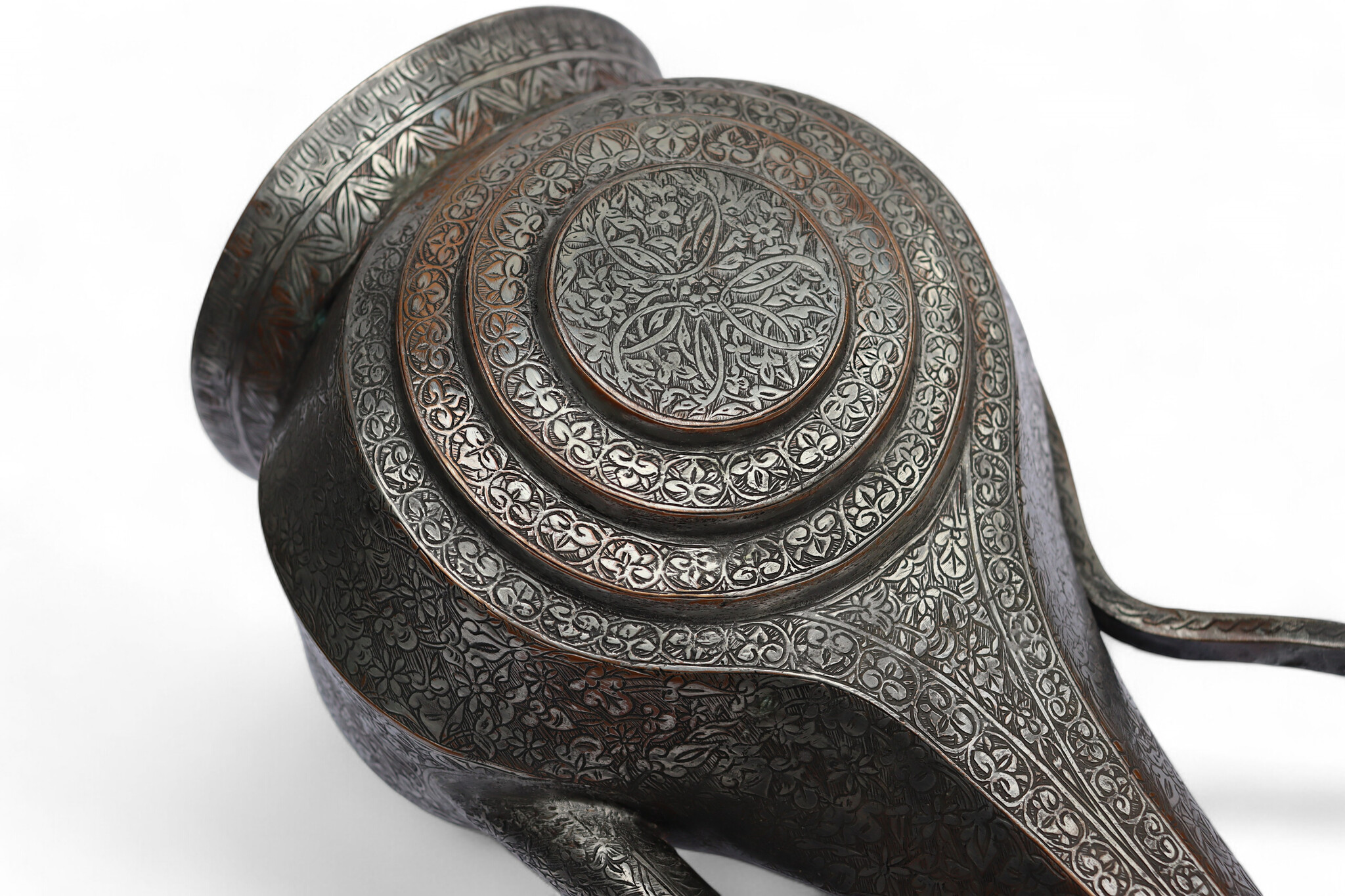 Antique Central Asian copper Teapot Ewer 19th century Bukhara - Samarkand No:HH25/1