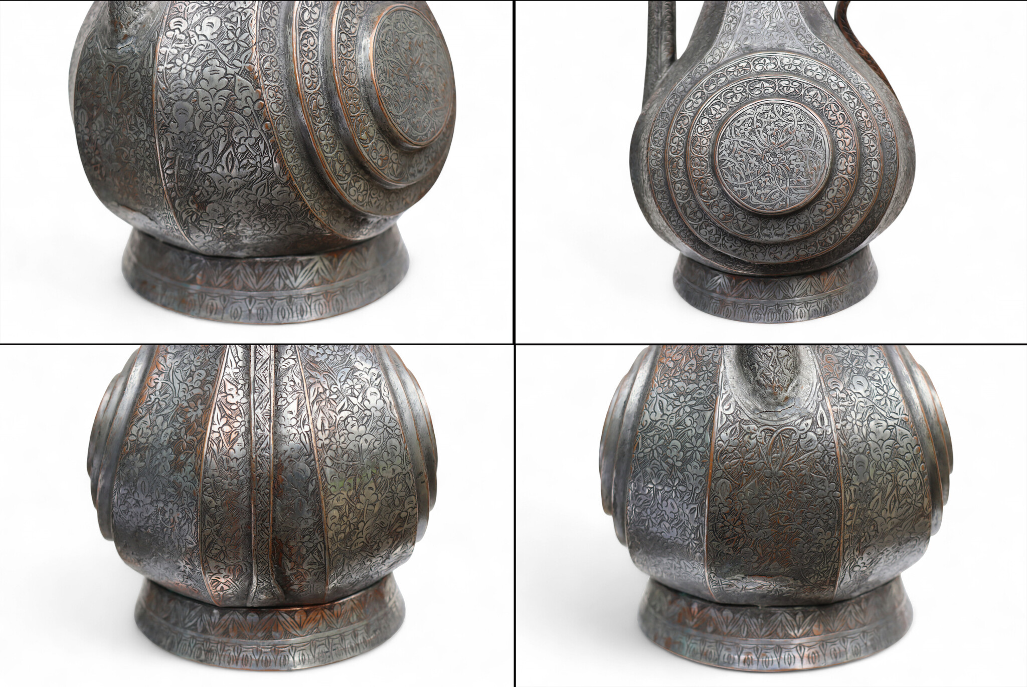 Antique Central Asian copper Teapot Ewer 19th century Bukhara - Samarkand No:HH25/1