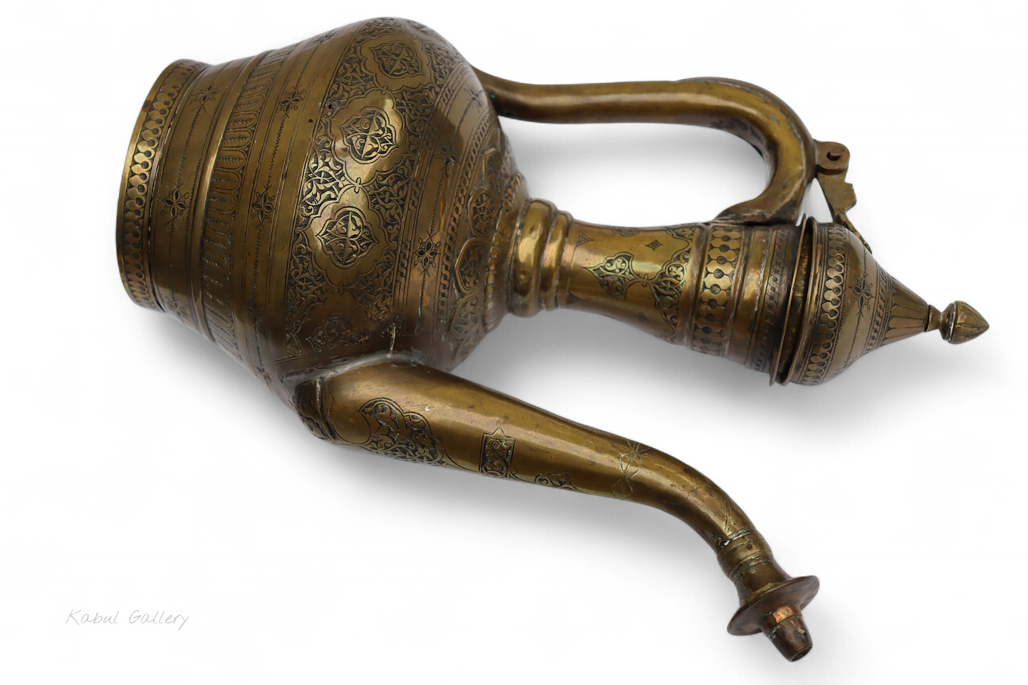 Antik orient Messing Teekanne Kanne um 19 J.h.Bukhara teapot Nr:HH25/2