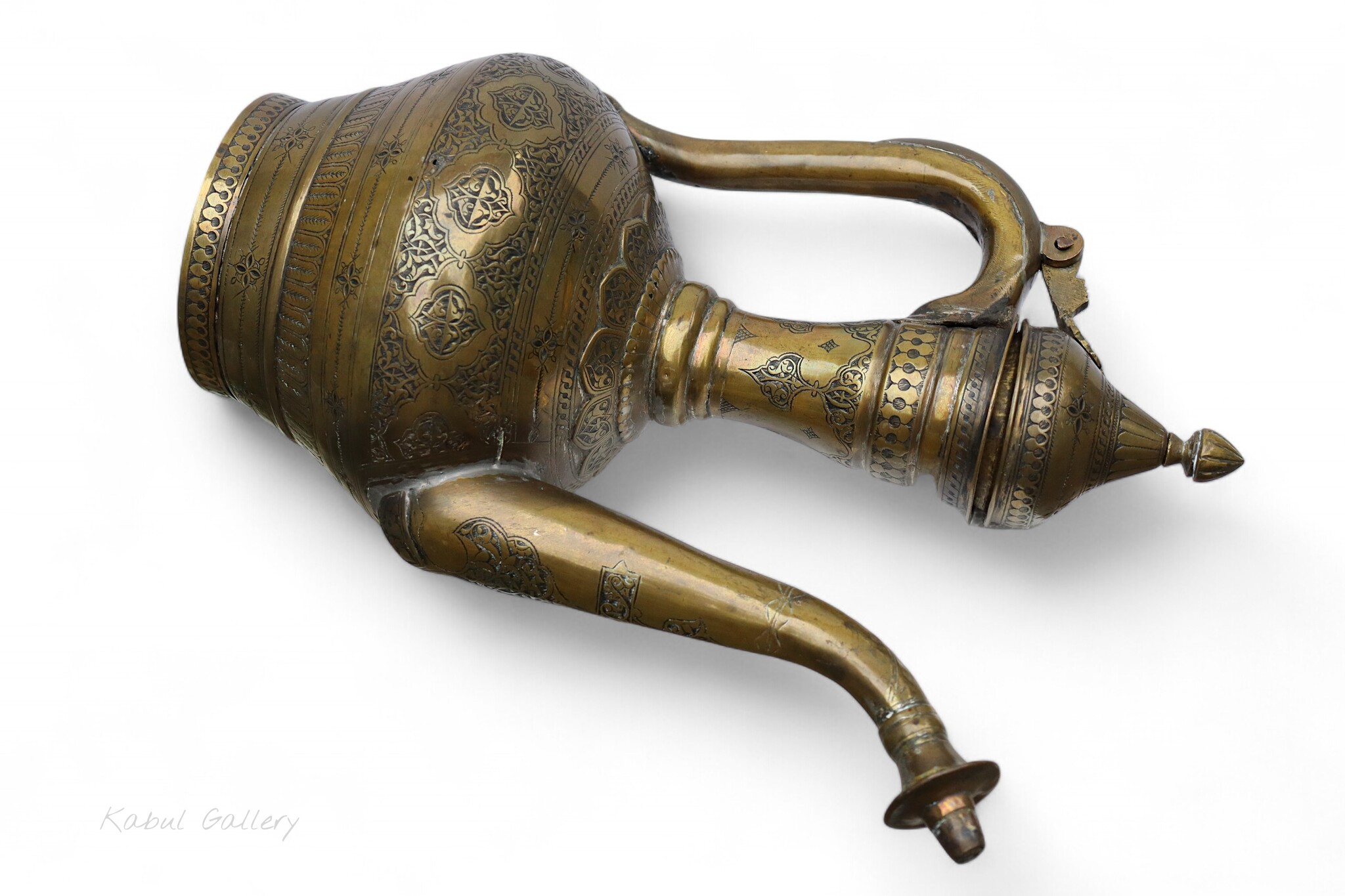 Antik orient Messing Teekanne Kanne um 19 J.h.Bukhara teapot Nr:HH25/2