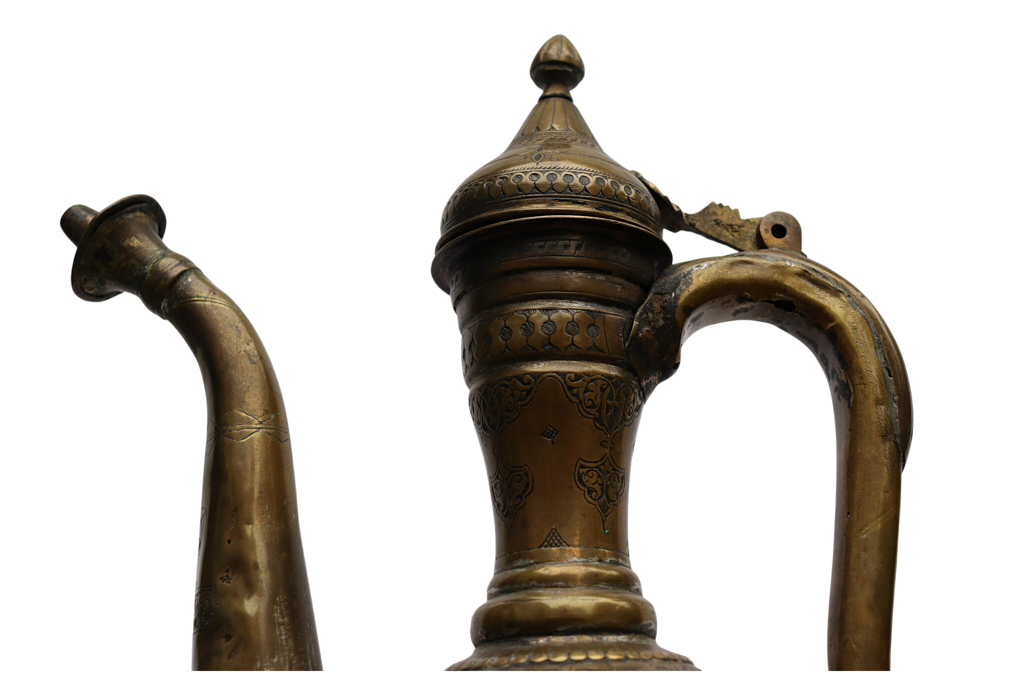 Antik orient Messing Teekanne Kanne um 19 J.h.Bukhara teapot Nr:HH25/2