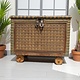 antique Huge very heavy Indian wedding Chest Dowry Chest Hope Chest Marriage Chest ,  on Wheels Rajasthan  india