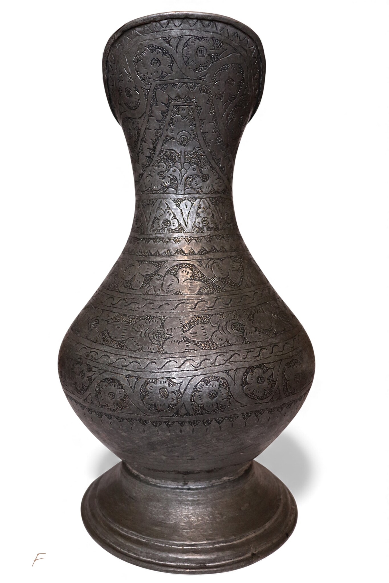 Antique Islamic Tinned Copper Pitcher Middle Eastern Persian Antique 19th Century Ewer water jug Ewer 19th century Bukhara - Samarkand 25 - F