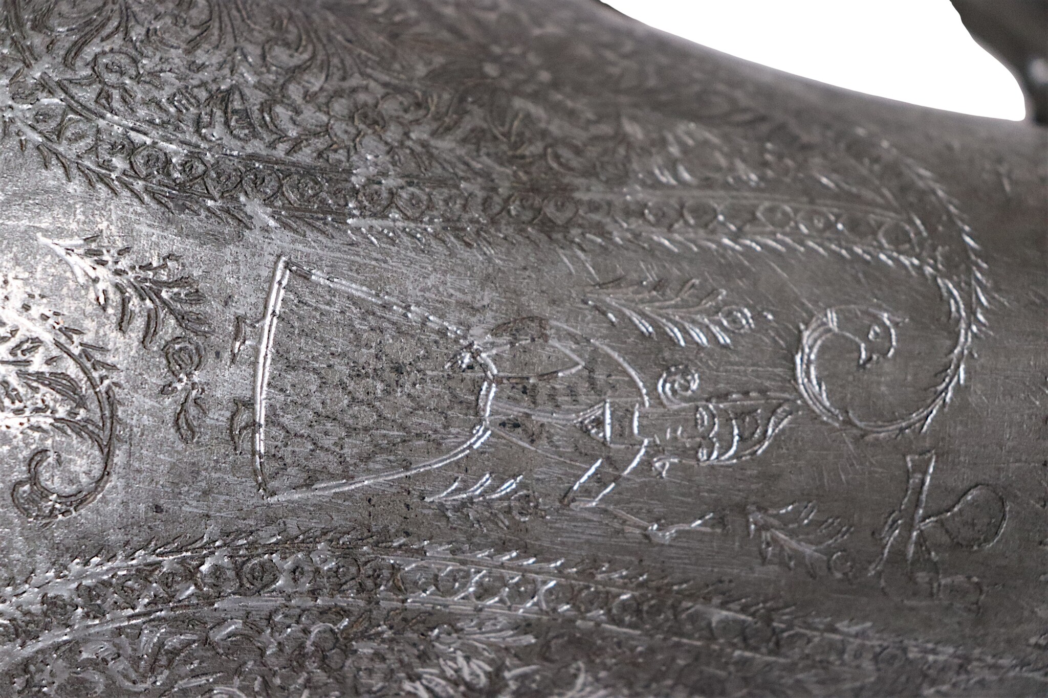 Antiker handgefertigter Wasserkrug aus gehämmertem Kupfer 25 - J