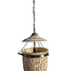 Glass Hundi Pendant Lamp With Single Fitting No:9