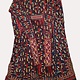 antik Orient Turkmenische Nomaden Chirpy Mantel khalat afghan uzbek kleid afghanistan hand bestickt kostüm Chapan Turkmen Tekke Chyrpy Schwarz  9052/24