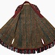 antique embroidered Woman’s Tekke Turkmen Mantle chyrpy robe Coat 19th Century black 9052/24