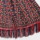 antik Orient Turkmenische Nomaden Chirpy Mantel khalat afghan uzbek kleid afghanistan hand bestickt kostüm Chapan Turkmen Tekke Chyrpy Schwarz  9052/23