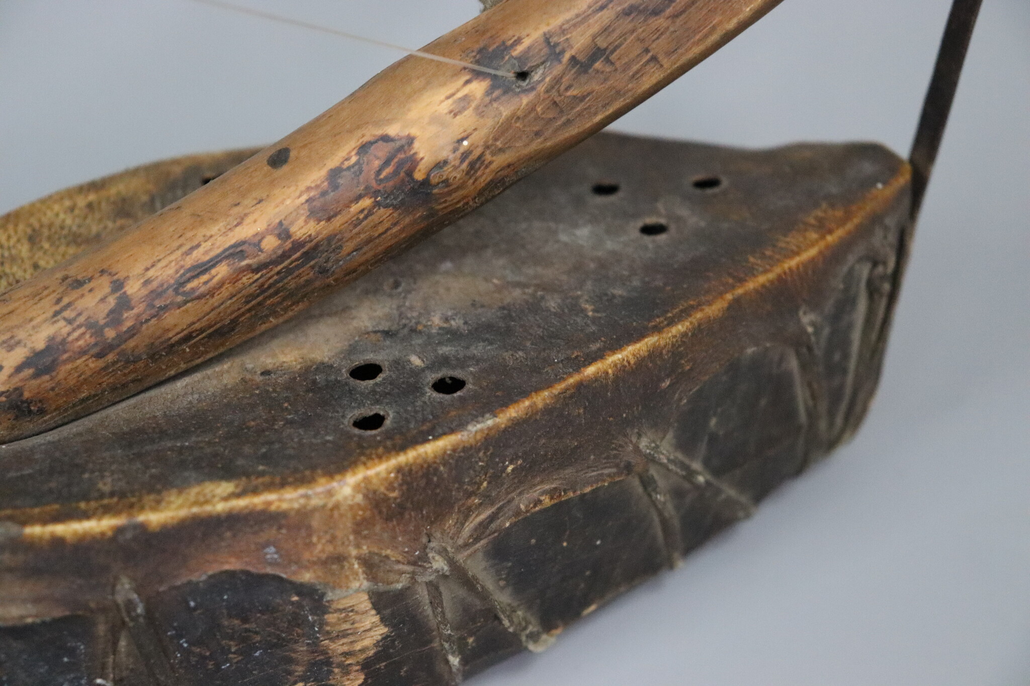 antik orient exotische Musikinstrument afghanistan Nuristan kohistan harp waj wuj musik Nr:26A