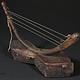 antique orient exotic musical instrument  afghanistan Nuristan kohistan harp waj wuj musik. 26B