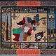 super fine quality Beautiful and rare Afghan silk rug, oriental rug with wood frame Calligraphy map of Afghanistan (XL)