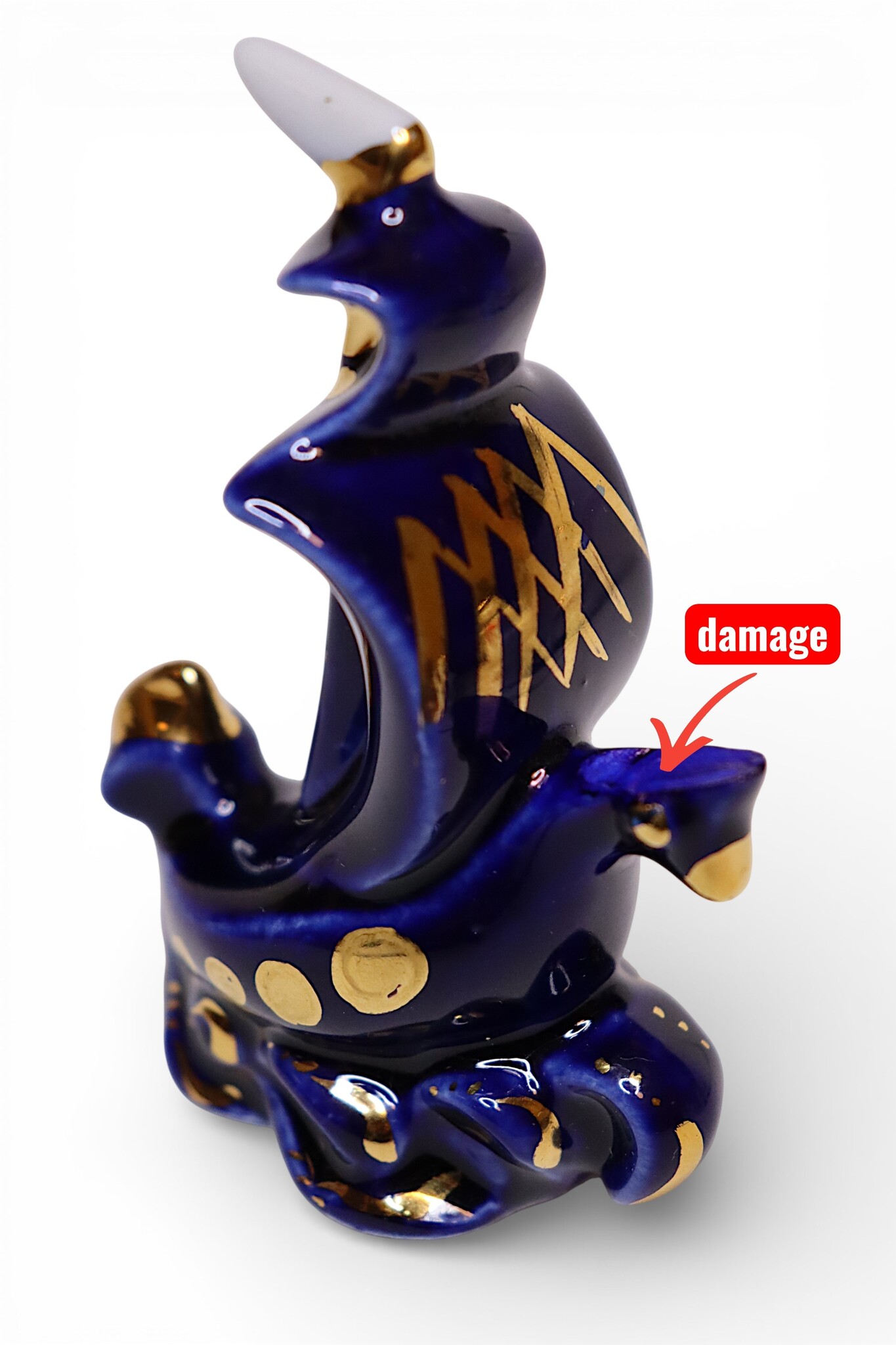 Moscow Russisches Porzellan schachspiel (Verbilki) Gardner-Fabrik (Blau) - 26