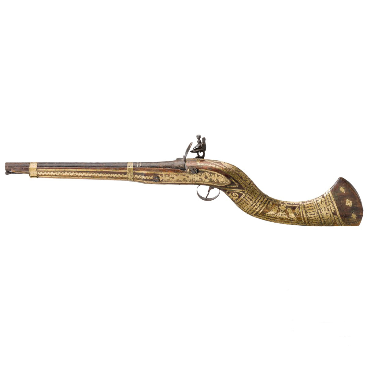 A short flintlock rifle (Djezail), Afganistan, 20th century No: 26A