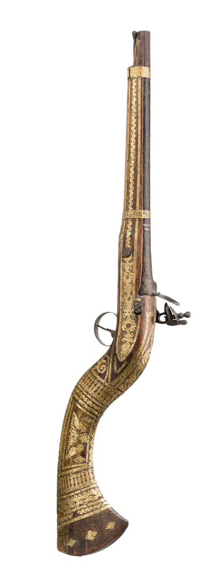 A short flintlock rifle (Djezail), Afganistan, 20th century No: 26A