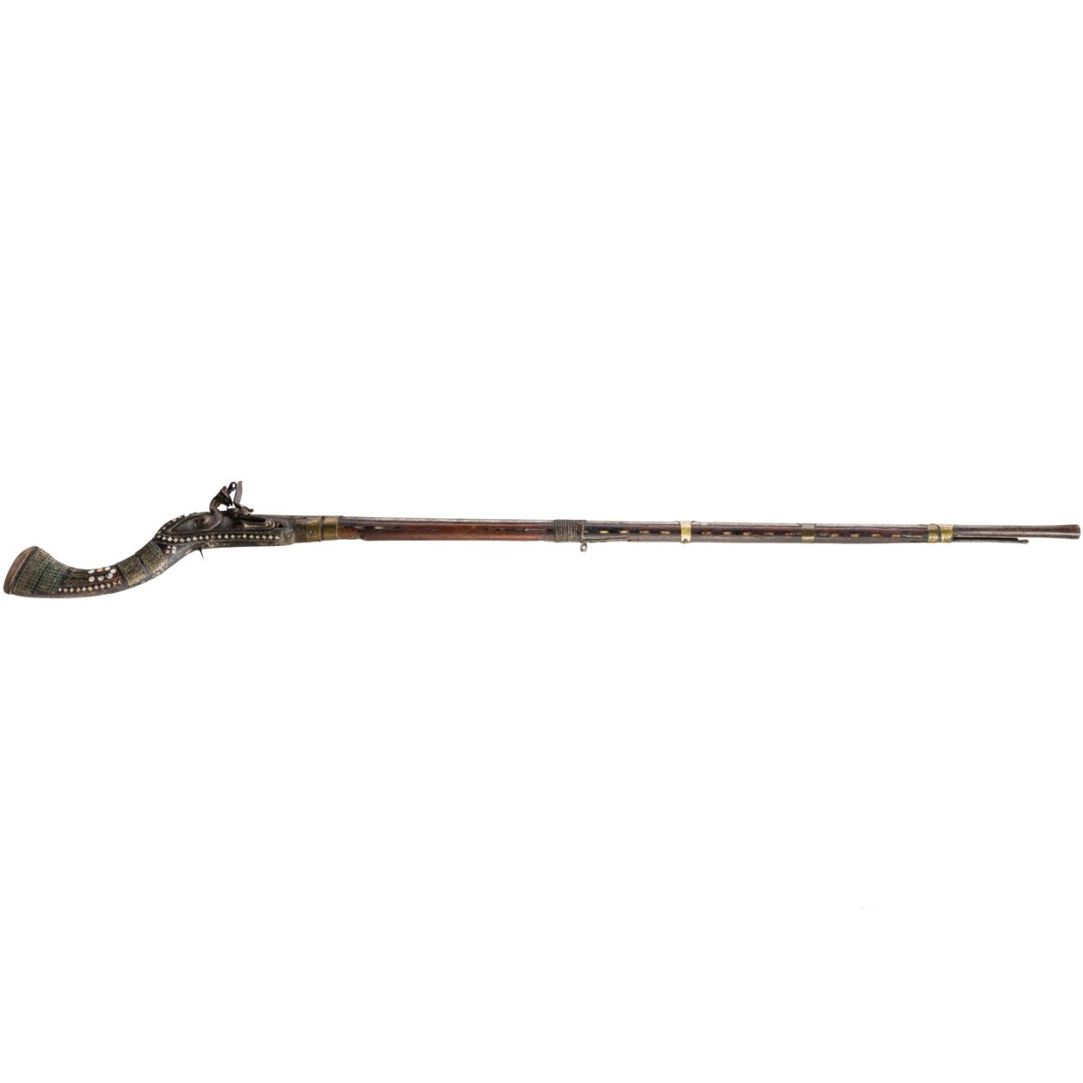 A short flintlock rifle (Djezail), Afganistan, 20th century No: 26B