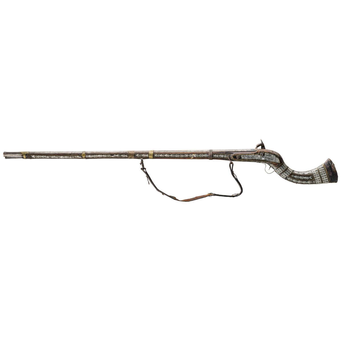 A short flintlock rifle (Djezail), Afganistan, 20th century No: 26D