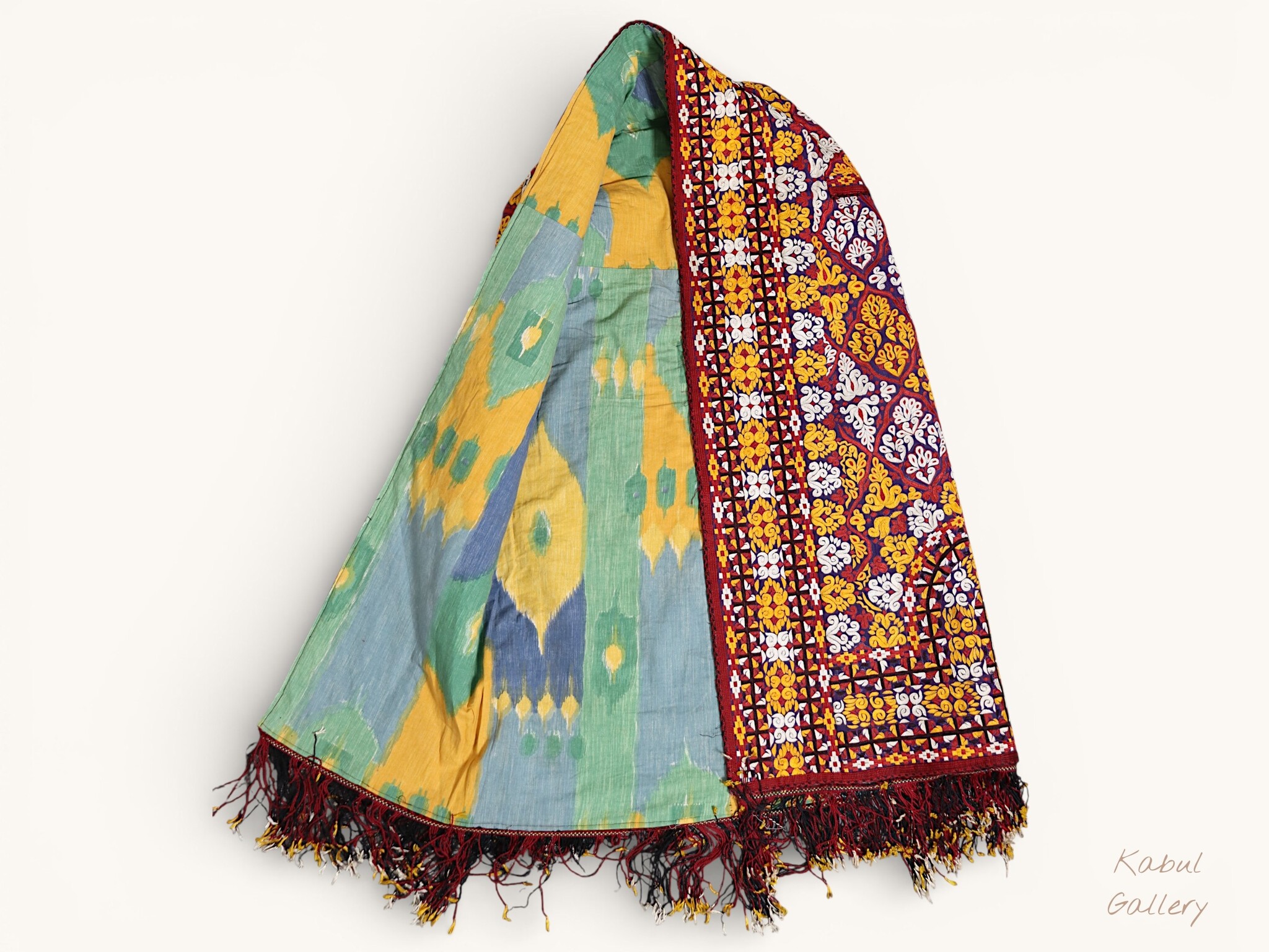 antik Orient Turkmenische Nomaden frauen Chirpy Mantel khalat afghan uzbek kleid afghanistan hand bestickte kostüm Chapan Paranja  Nr.26C