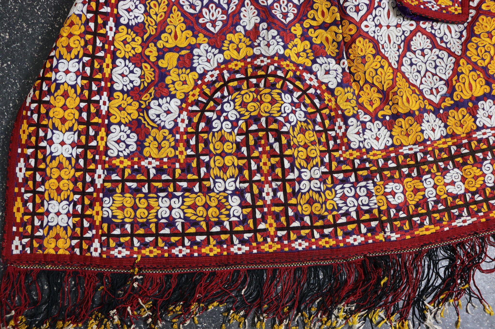 antik Orient Turkmenische Nomaden frauen Chirpy Mantel khalat afghan uzbek kleid afghanistan hand bestickte kostüm Chapan Paranja  Nr.26C