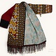 antique silk hand embroidered nomadic Turkmen Uzbek Afghan Ethnic Chapan coat Chirpy Turkmen Tekke Chyrpy Paranja  26D