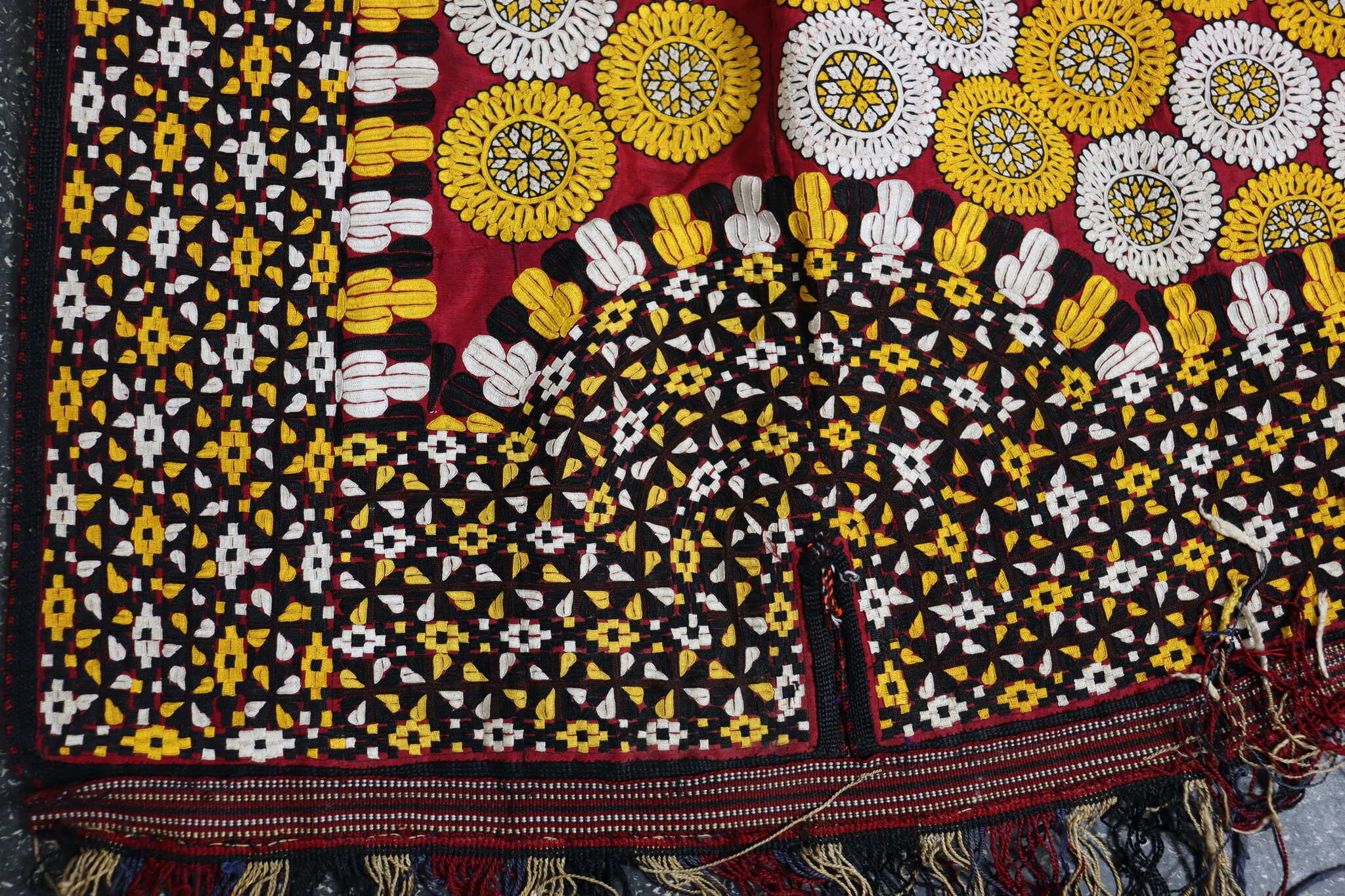 antique silk hand embroidered nomadic Turkmen Uzbek Afghan Ethnic Chapan coat Chirpy Turkmen Tekke Chyrpy Paranja  26D