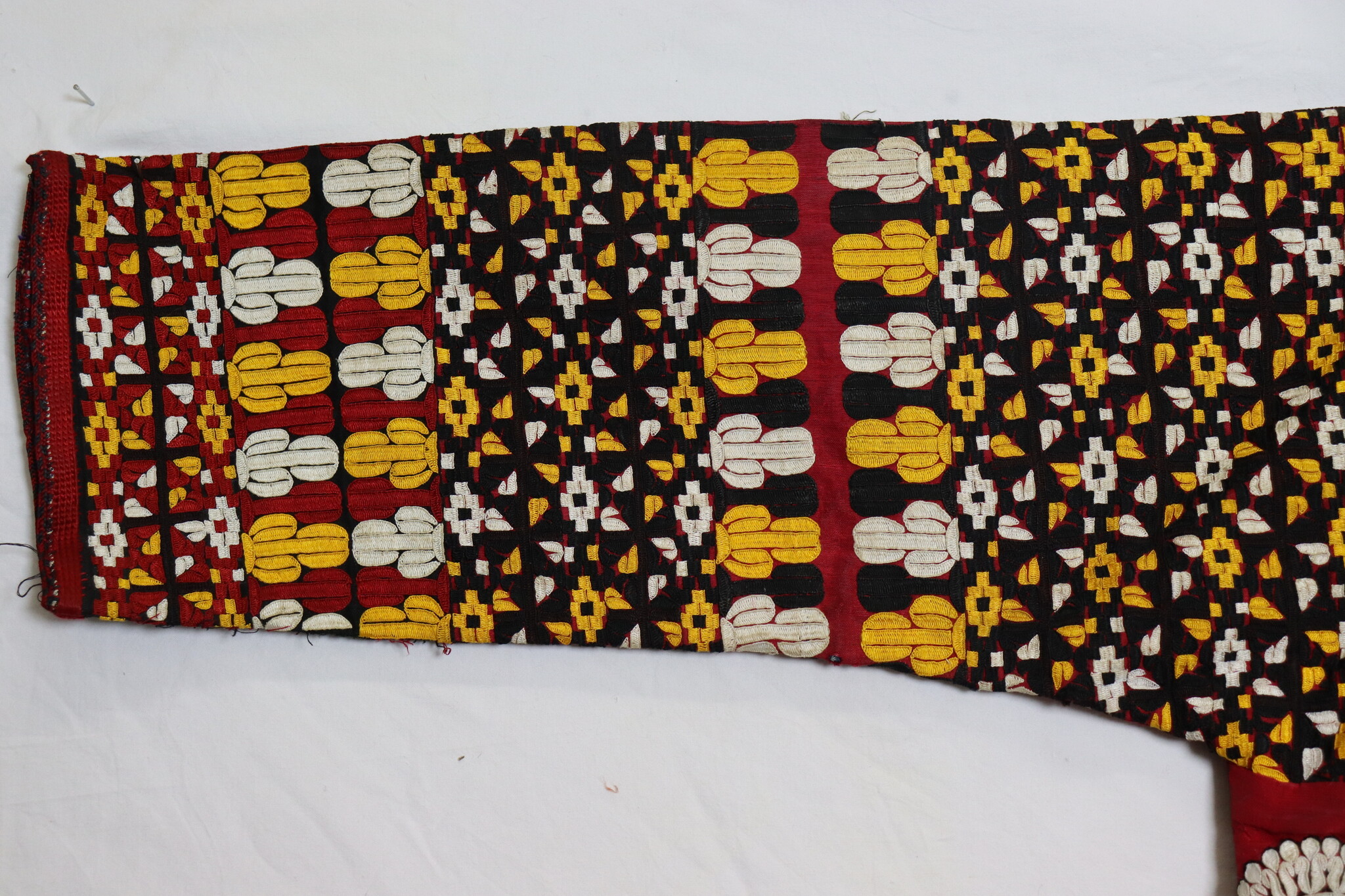 antique silk hand embroidered nomadic Turkmen Uzbek Afghan Ethnic Chapan coat Chirpy Turkmen Tekke Chyrpy Paranja  26D