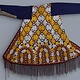 antique silk hand embroidered nomadic Turkmen Uzbek Afghan Ethnic Chapan coat Chirpy Turkmen Tekke Chyrpy Paranja  26E